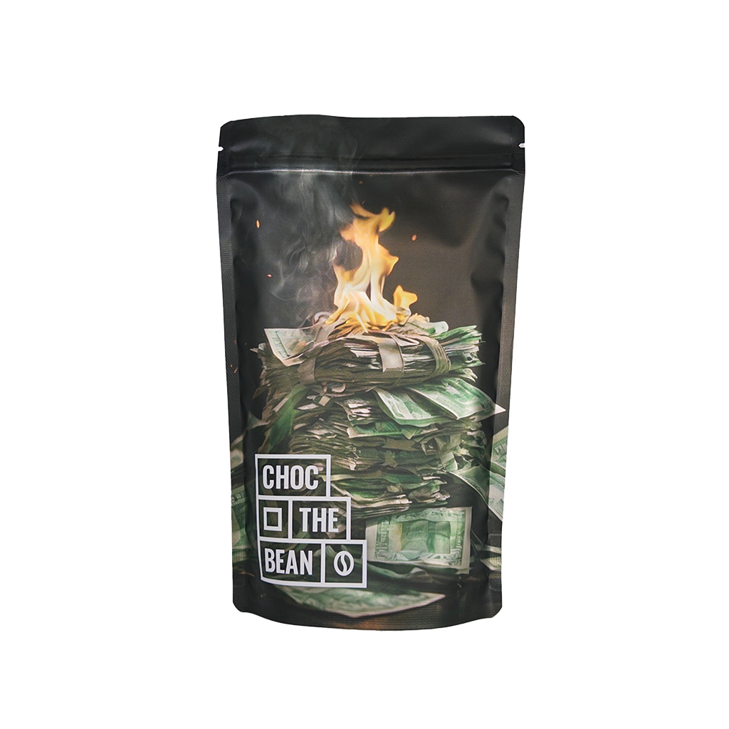 Burnt Tender - Bio Kaffee ganze Bohnen 420g, Arabica Robusta Blend, dunkle Schokolade Haselnuss