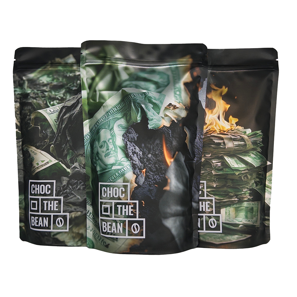 Burnt Tender - Bio Kaffee ganze Bohnen 420g, Arabica Robusta Blend, dunkle Schokolade Haselnuss