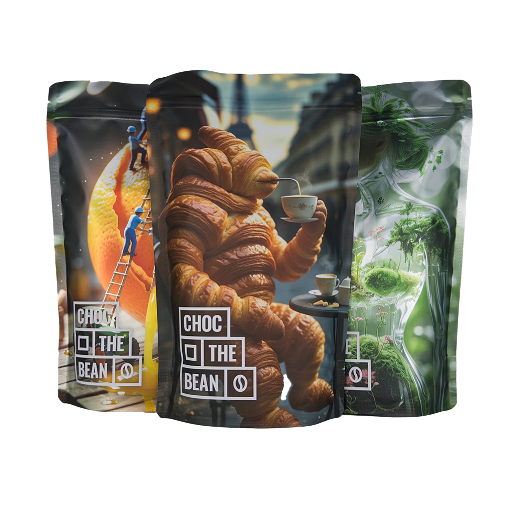 Ai Trends - Bio Kaffee ganze Bohnen 420g, Arabica Robusta Blend, dunkle Schokolade Haselnuss