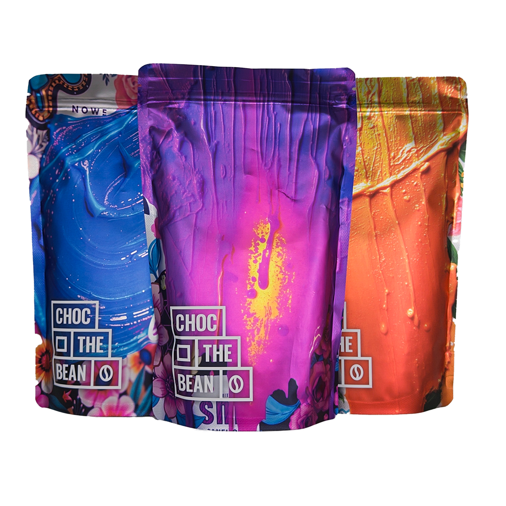 Neon Pastel - Bio Kaffee ganze Bohnen 420g, Arabica Robusta Blend, dunkle Schokolade Haselnuss