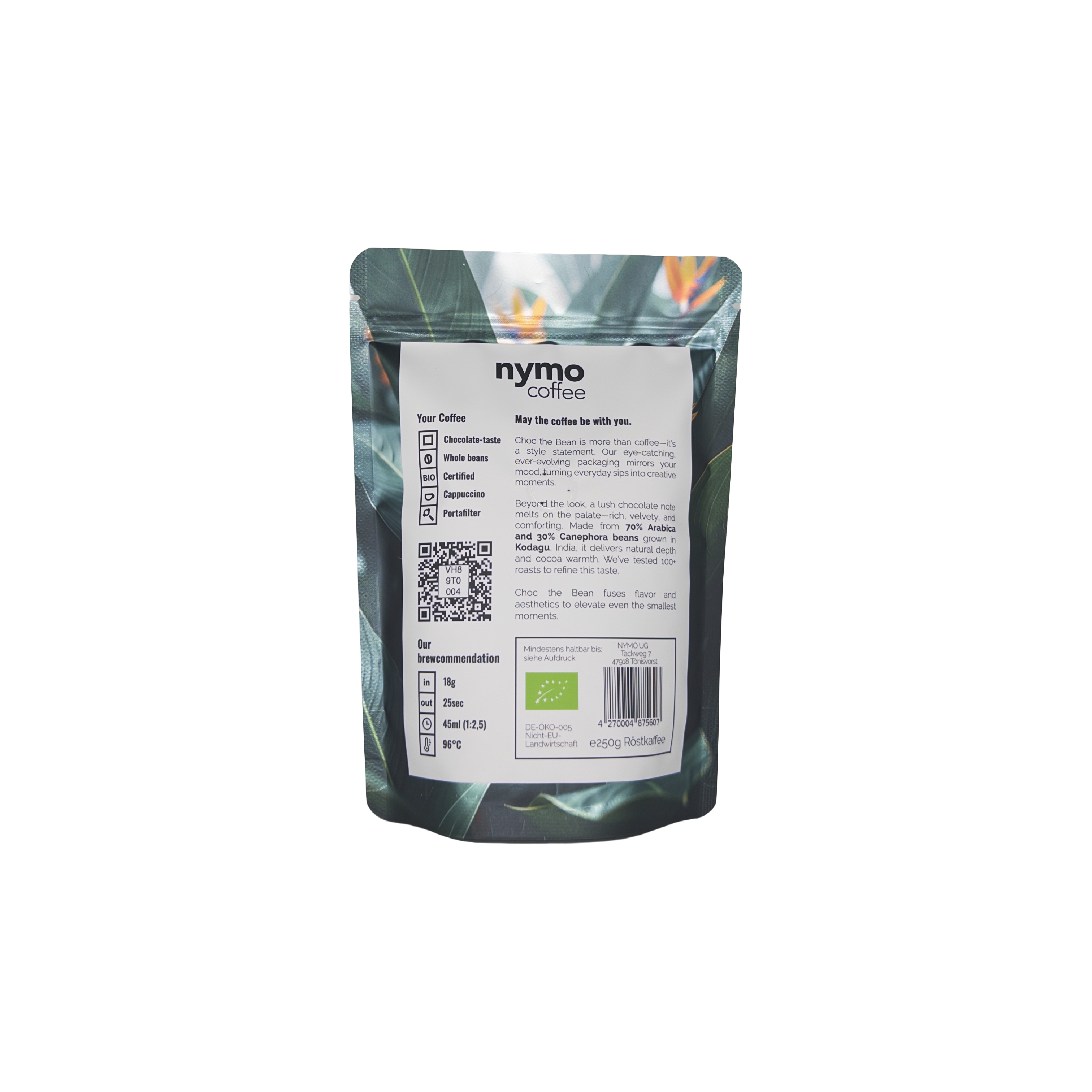 Choc the Bean - Jungle Veil