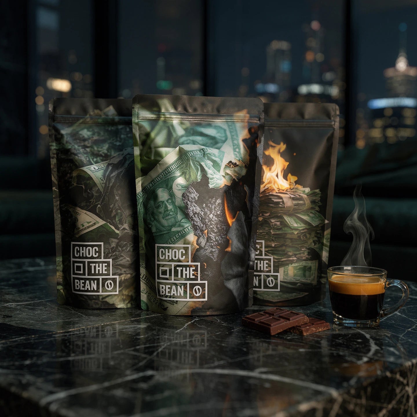 Choc the Bean - Burnt Tender