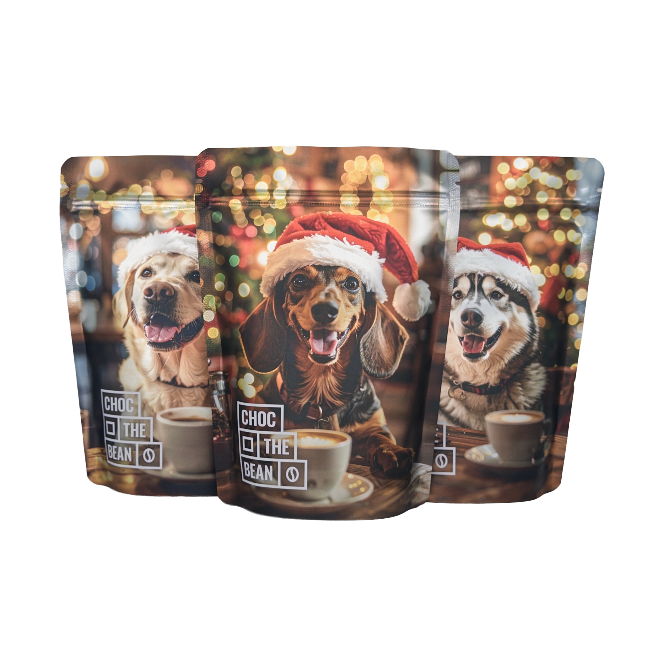 Choc the Bean - Christmas Dogs